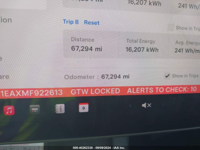 5YJ3E1EAXMF922613 Tesla Model 3 Standard Range Plus Rear-wheel Drive