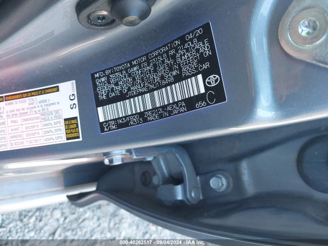 Toyota COROLLA LE 2021 JTDEPMAE7MJ118498 Image 9