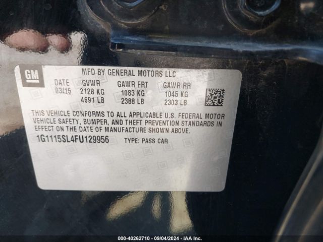 1G1115SL4FU129956 Chevrolet IMPALA 1LT