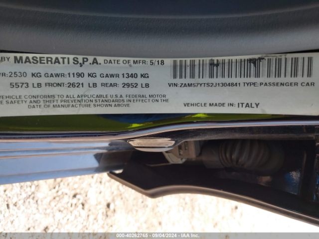 ZAM57YTS2J1304841 Maserati Ghibli S Q4 Gransport