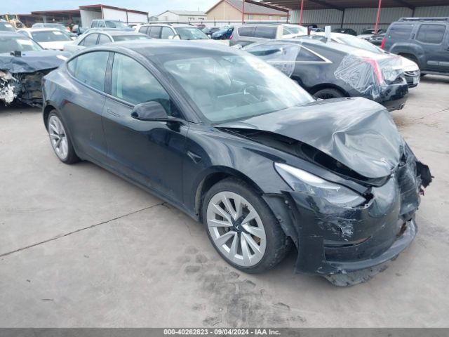 2022 TESLA MODEL 3 5YJ3E1EB8NF187916