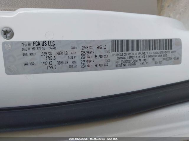 2020 DODGE GRAND CARAVAN 2C4RDGCG7LR180178 Photo 8