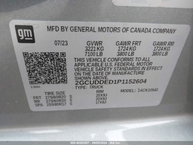 2GCUDDED1P1152604 Chevrolet Silverado 1500 4wd  Standard Bed Lt