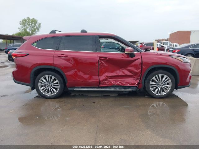 5TDFARAH0PS023317 Toyota Highlander Hybrid Platinum