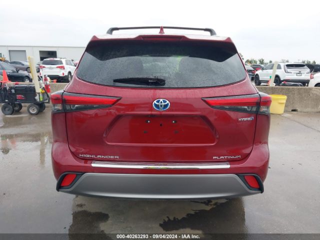 5TDFARAH0PS023317 Toyota Highlander Hybrid Platinum