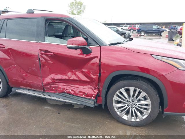 5TDFARAH0PS023317 Toyota Highlander Hybrid Platinum