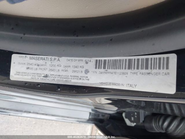 ZAM56RRA7E1123828 Maserati Quattroporte S Q4