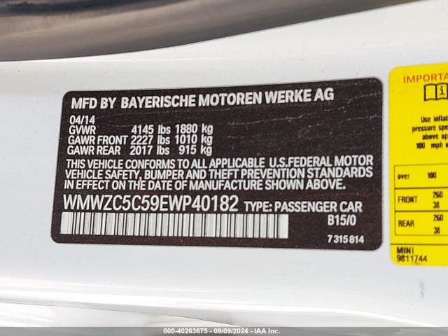 2014 MINI COUNTRYMAN WMWZC5C59EWP40182 Photo 8