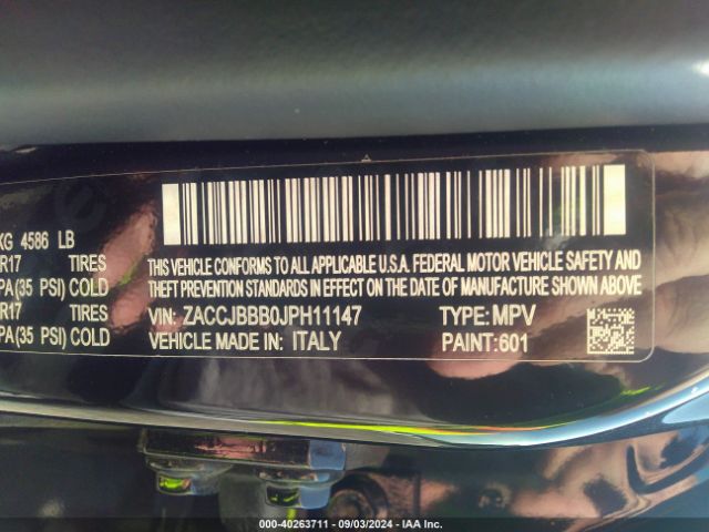 ZACCJBBB0JPH11147 Jeep Renegade Latitude 4x4