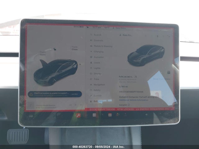 2023 TESLA MODEL 3 5YJ3E1EB5PF700106 Photo 6