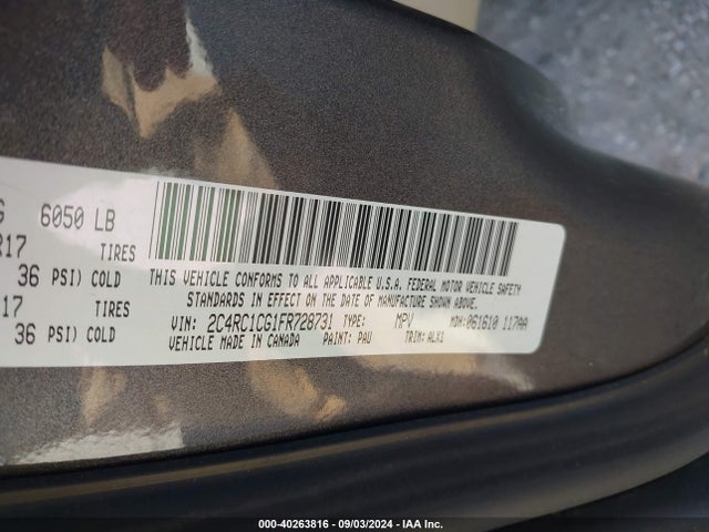 2C4RC1CG1FR728731 Chrysler Town & Country Touring-l