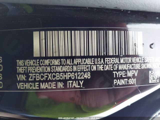 ZFBCFXCB5HP612248 Fiat 500x Urbana Fwd