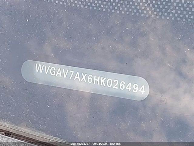 WVGAV7AX6HK026494 Volkswagen Tiguan 2.0t/2.0t S