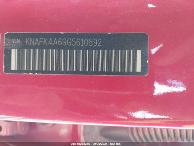 KNAFK4A69G5610892 KIA FORTE LX