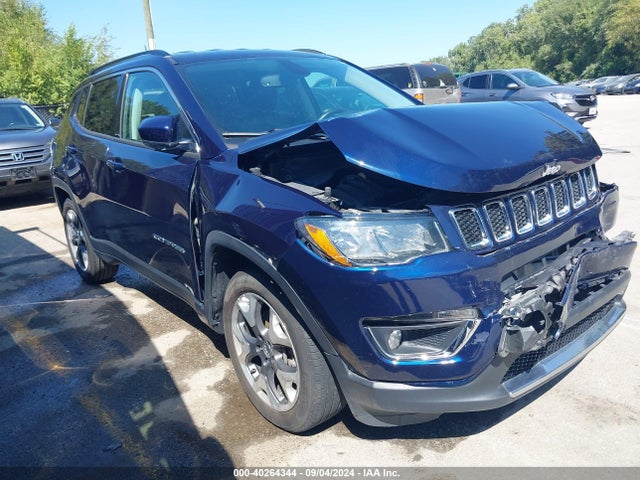 3C4NJCCB6KT788600 Jeep Compass Limited Fwd