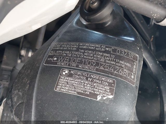 2018 BMW K1600 WB10F1109JZ542680 Photo 9