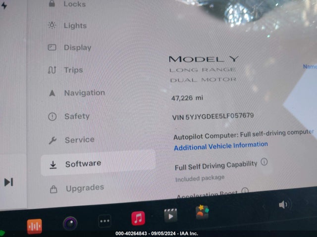 2020 TESLA MODEL Y 5YJYGDEE5LF057679 Photo 6
