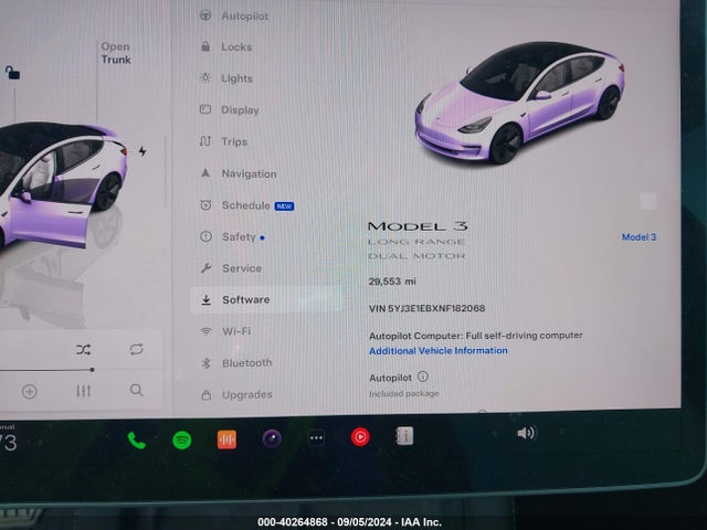 2022 TESLA MODEL 3 5YJ3E1EBXNF182068 Photo 6