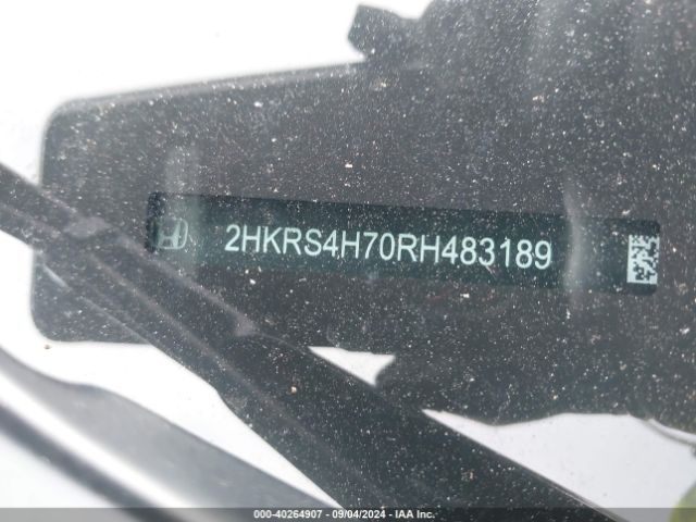 2HKRS4H70RH483189 Honda Cr-v Ex-l Awd