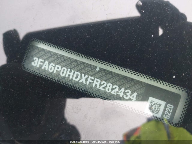 Ford FUSION SE 2015 3FA6P0HDXFR282434 Image 9