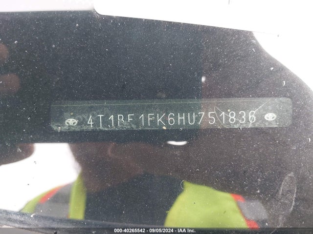Toyota CAMRY SE 2017 4T1BF1FK6HU751836 Image 9