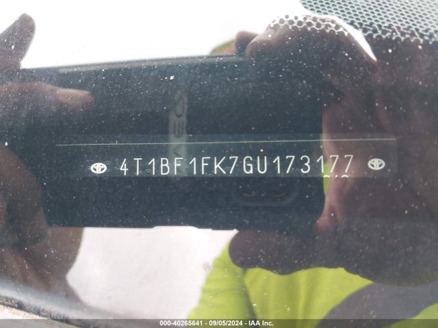 Toyota CAMRY SE 2016 4T1BF1FK7GU173177 Image 9