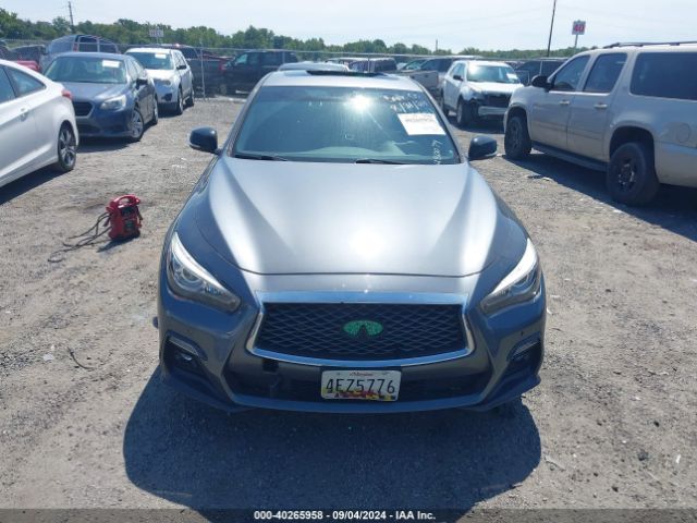 JN1FV7AR5JM480079 Infiniti Q50 3.0t Red Sport 400