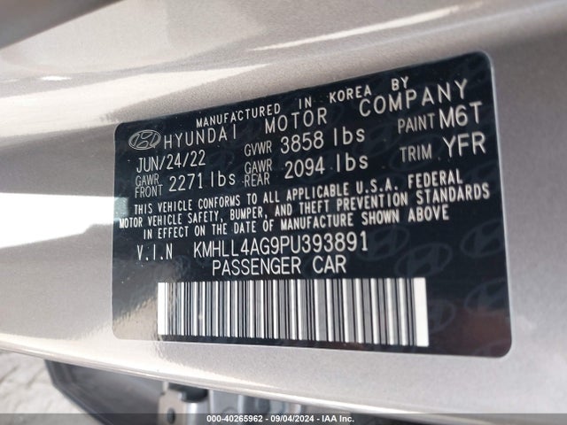 Hyundai ELANTRA SE 2023 KMHLL4AG9PU393891 Image 9