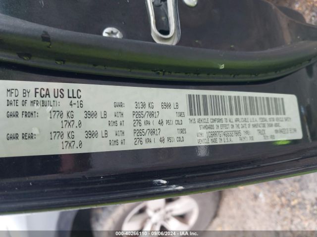 1C6RR7GT4GS327805 RAM 1500 Slt