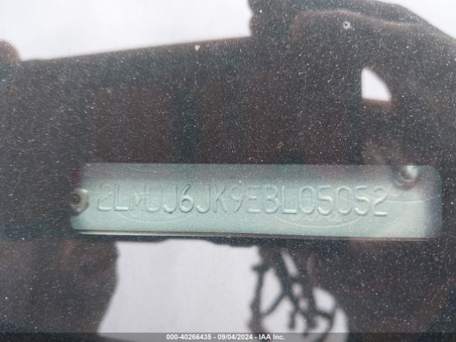 2LMDJ6JK9EBL05052 Lincoln MKX