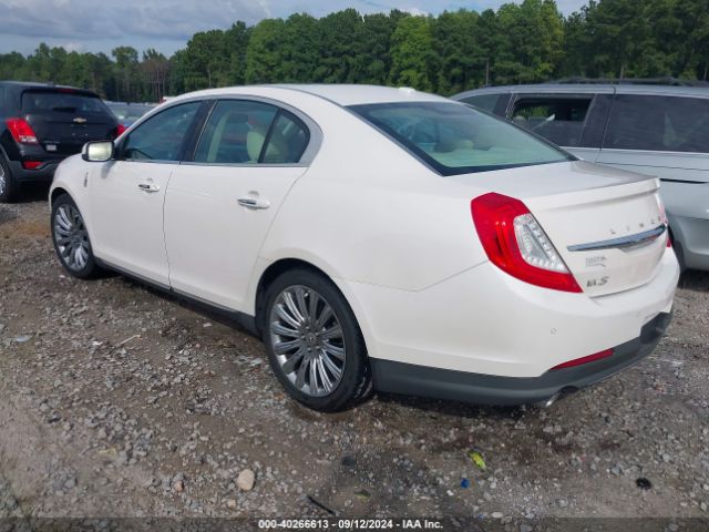 1LNHL9DK5FG606805 Lincoln MKS