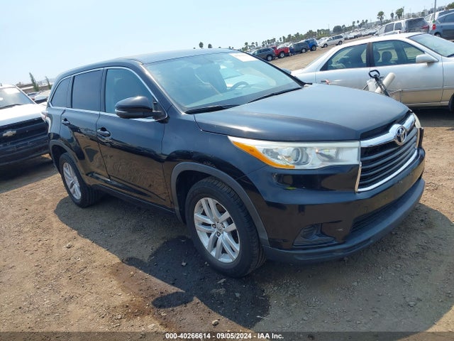 Toyota Highlander Le 2014 5TDZARFHXES008388 zdjęcie główne