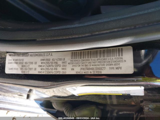 ZFBCFABH6EZ016827 Fiat 500l Easy