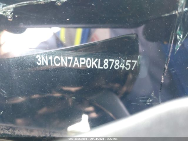 3N1CN7AP0KL878457 Nissan Versa 1.6 S