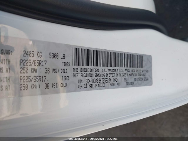 Dodge JOURNEY SE 2017 3C4PDCAB3HT552224 Image 9