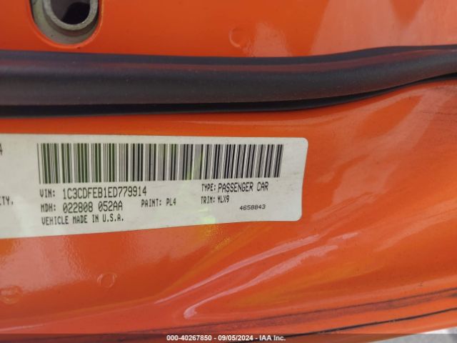 1C3CDFEB1ED779914 Dodge DART GT