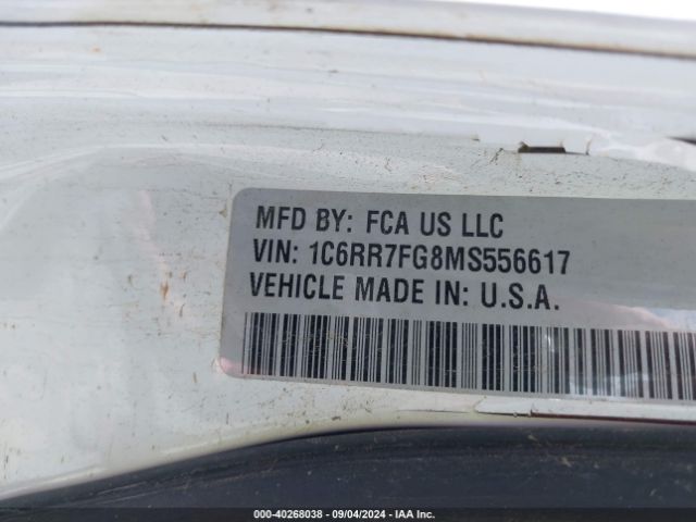 1C6RR7FG8MS556617 RAM 1500 Classic Tradesman Quad Cab 4x4 6'4 Box