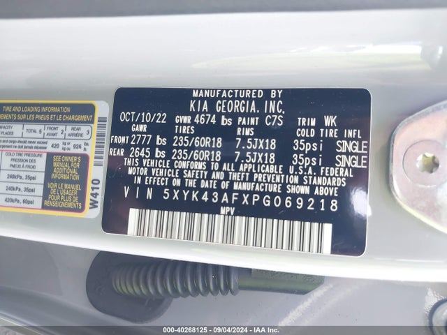 KIA Sportage Sx 2023 5XYK43AFXPG069218 Image 9