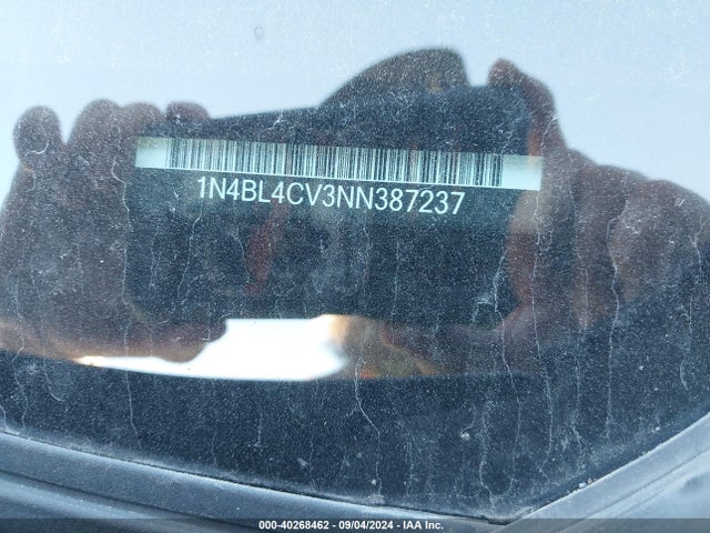 Nissan Altima Sr Fwd 2022 1N4BL4CV3NN387237 Image 9