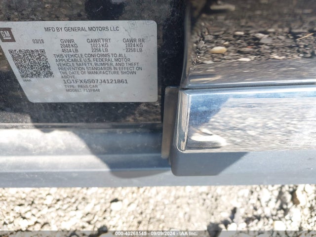 Chevrolet Bolt Ev Premier 2018 1G1FX6S07J4121861 Image 9