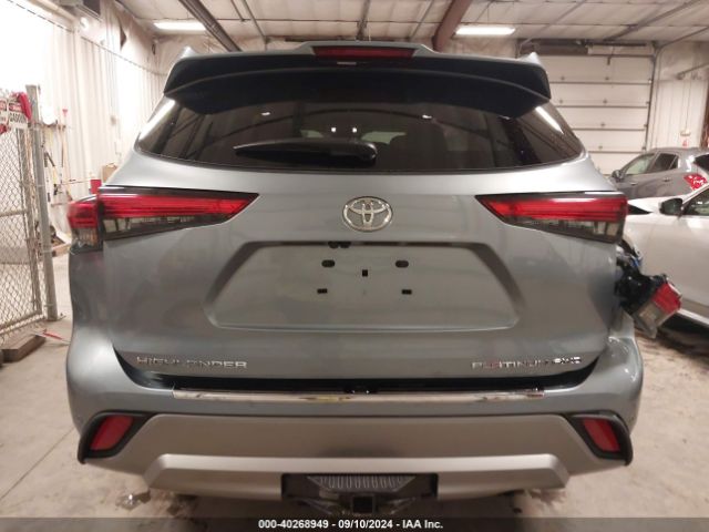 5TDFZRBH4MS110270 Toyota Highlander Platinum
