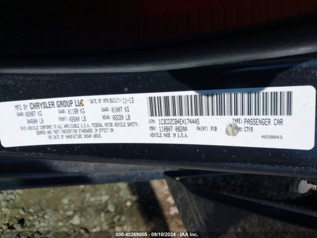 1C3CDZCB4EN174445 Dodge Avenger Sxt