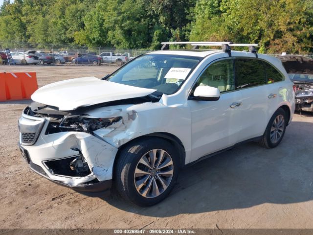 5FRYD4H66EB016055 Acura Mdx Technology Pkg W/entertainment Pkg