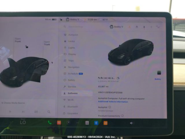 5YJ3E1EA0JF123399 Tesla Model 3 Long Range/mid Range