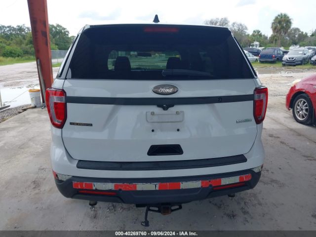 1FM5K8AT9KGB14236 Ford Police Interceptor Utility