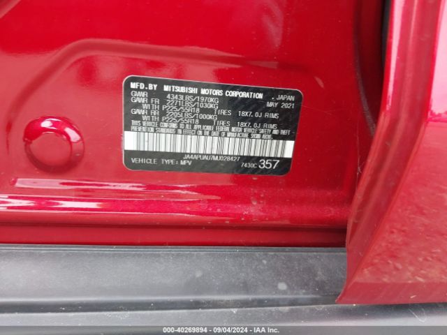 JA4APUAU7MU028427 Mitsubishi Outlander Sport 2.0 Be 2wd/2.0 Es 2wd/2.0 Le 2wd/2.0 S 2wd