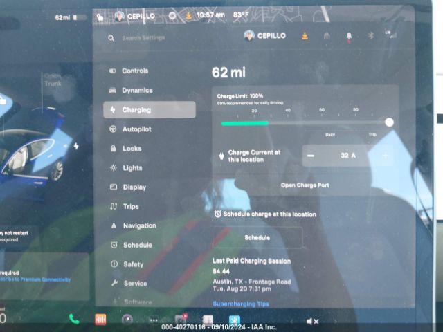 5YJ3E1EAXJF178233 Tesla Model 3 Long Range/mid Range