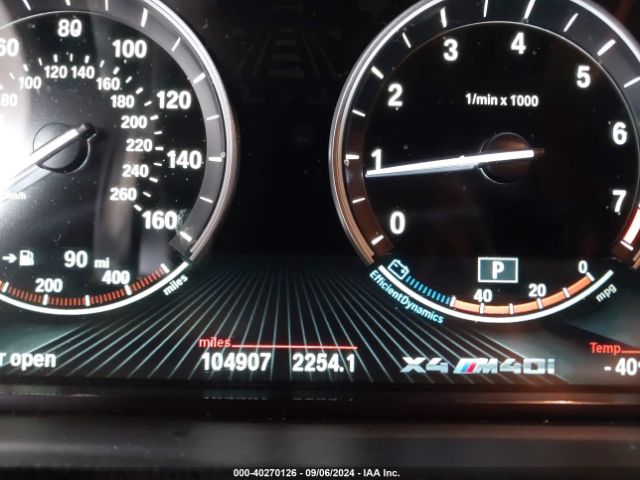 5UXXW7C59J0W64696 BMW X4 M40i