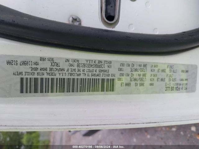 1C6RR6KG4GS182138 RAM 1500 Tradesman