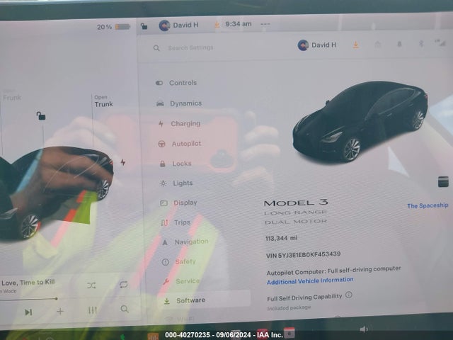 2019 TESLA MODEL 3 5YJ3E1EB0KF453439 Photo 6